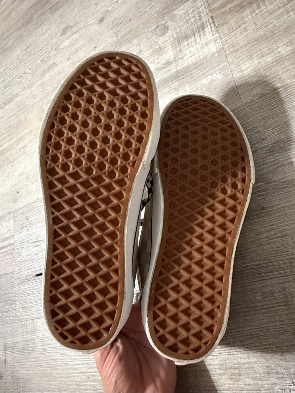 Unisex Checkered Vans shoes